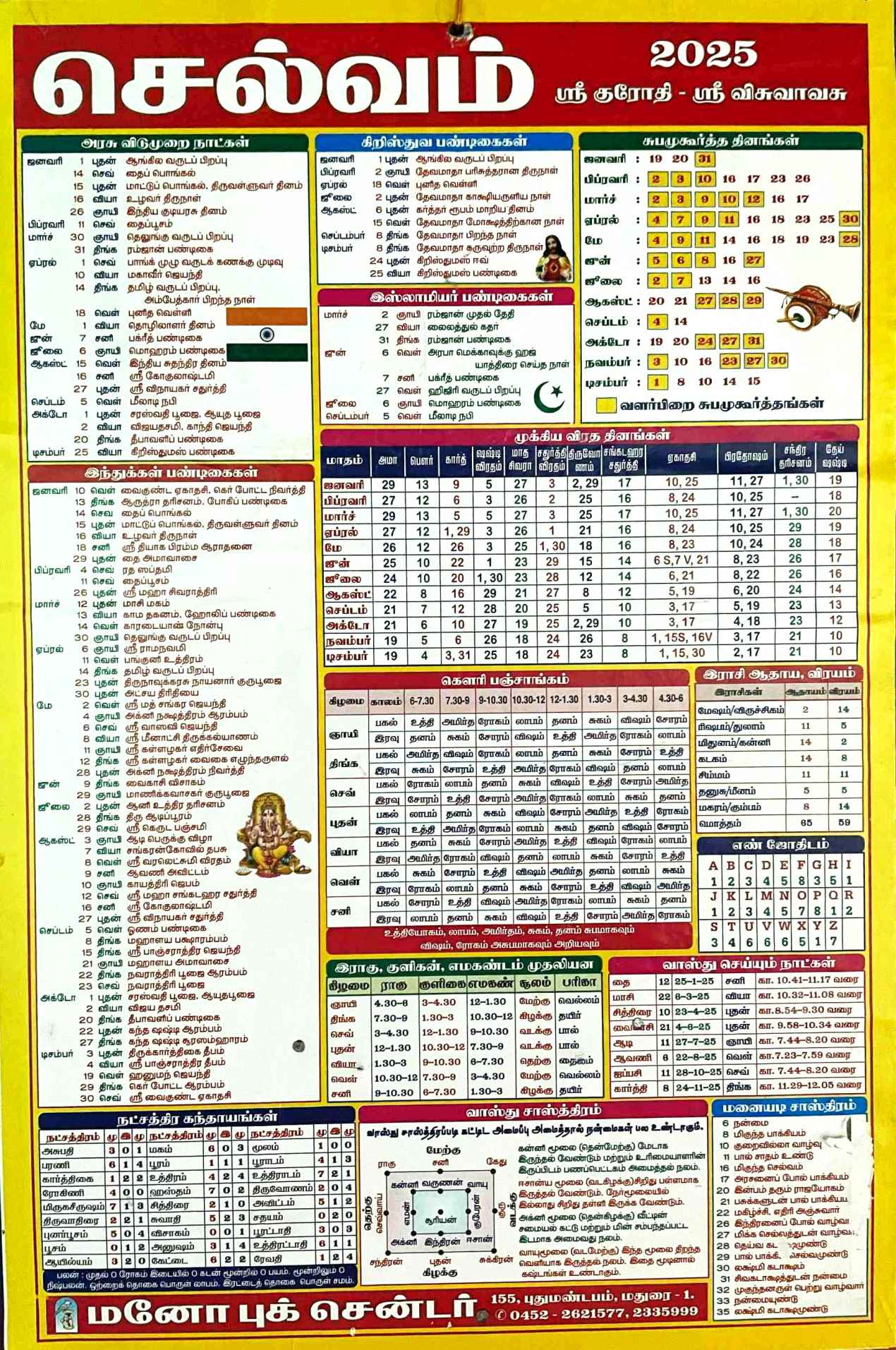 Calendar Backside